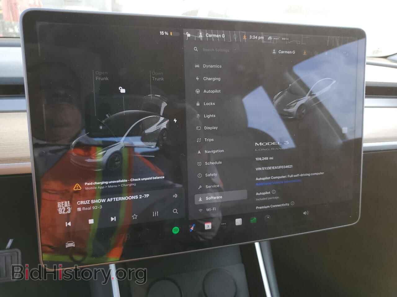 2018 TESLA MODEL 3 - VIN: 5YJ3E1EA1JF034621 - Photo 9