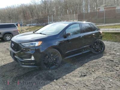 2020 Ford EDGE ST, черный — VIN 2FMPK4AP8LBB50142, Copart