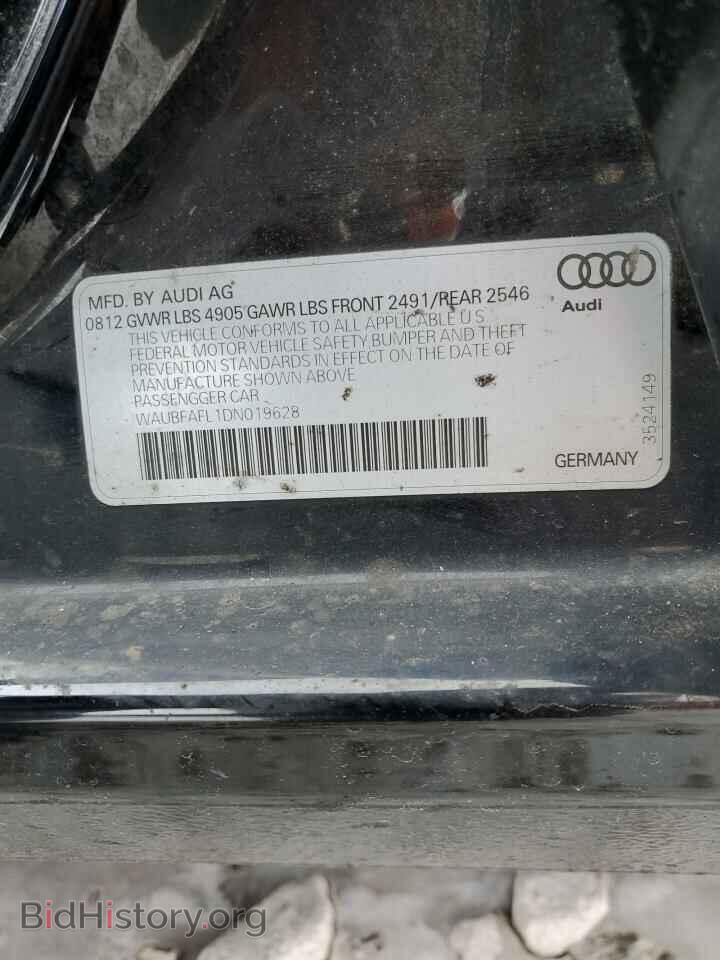 2013 AUDI A4 - VIN: WAUBFAFL1DN019628 - Фото 12