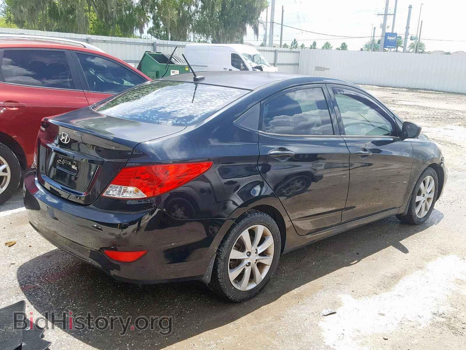 2013 HYUNDAI ACCENT - VIN: KMHCU4AE3DU477616 - Фото 4