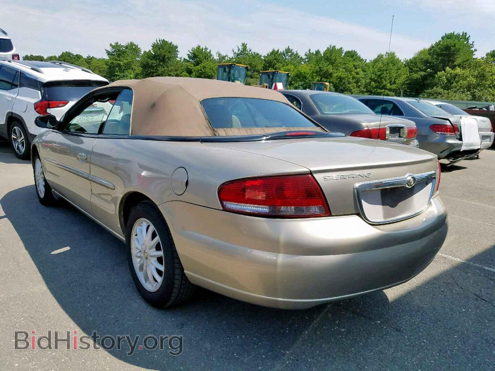 2002 CHRYSLER SEBRING - VIN: 1C3EL55RX2N328361 - Фото 3