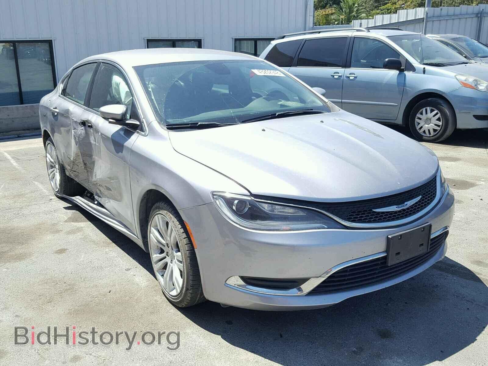 Фотография 1C3CCCAB9GN112786 - CHRYSLER 200 2016