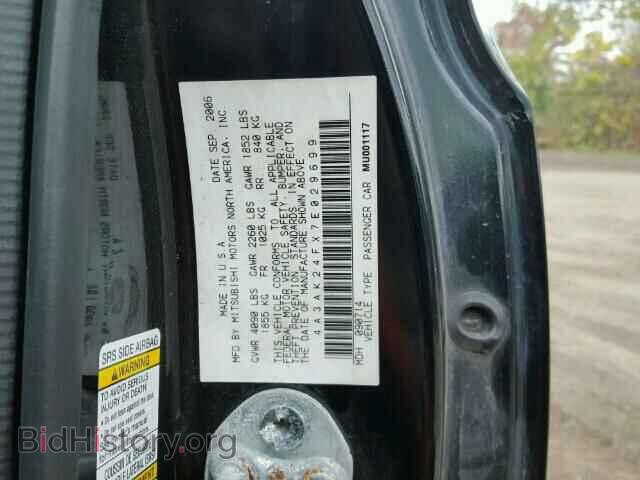 2007 MITSUBISHI ECLIPSE - VIN: 4A3AK24FX7E029699 - Photo 10