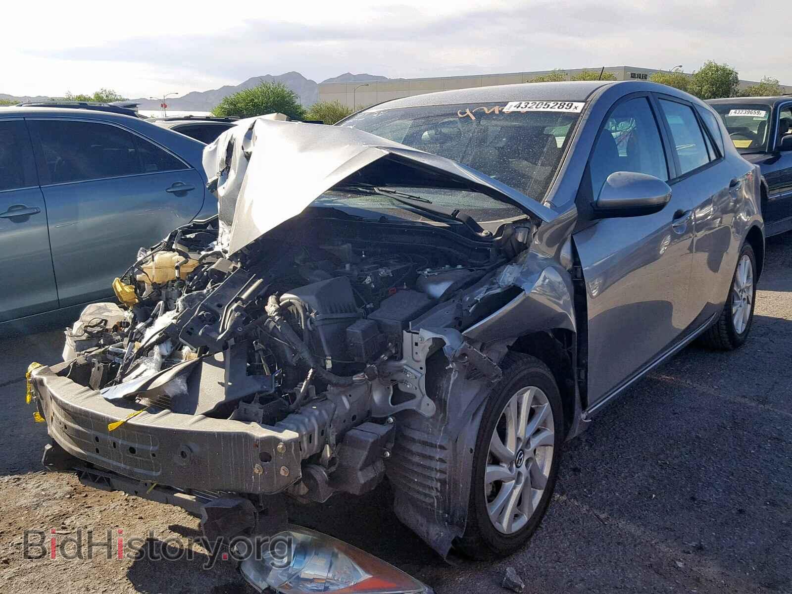 2013 MAZDA 3 - VIN: JM1BL1LP3D1763497 - Фото 2