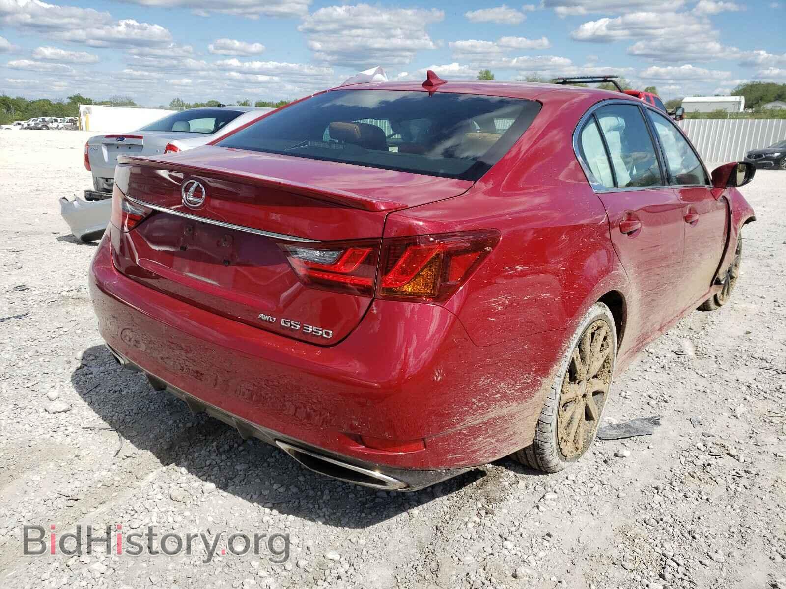 2014 LEXUS GS350 - VIN: JTHCE1BL4E5022376 - Фото 4