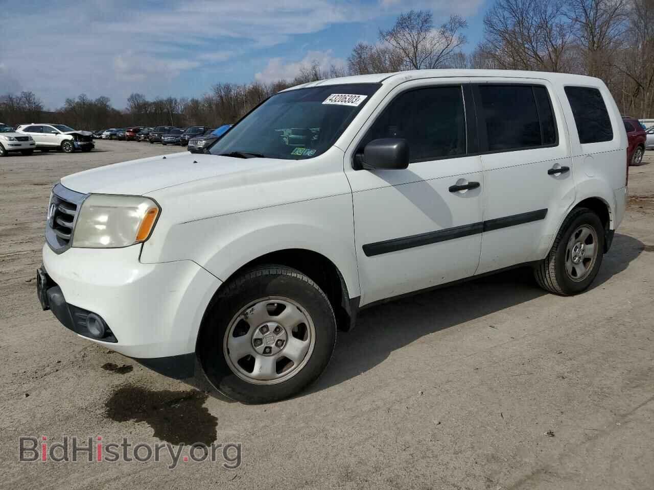 Photo 5FNYF3H28CB043788 - HONDA PILOT 2012