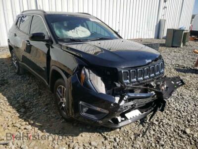 2020 Jeep COMPASS Compass LA, black — VIN 3C4NJDBB9LT217952, Copart