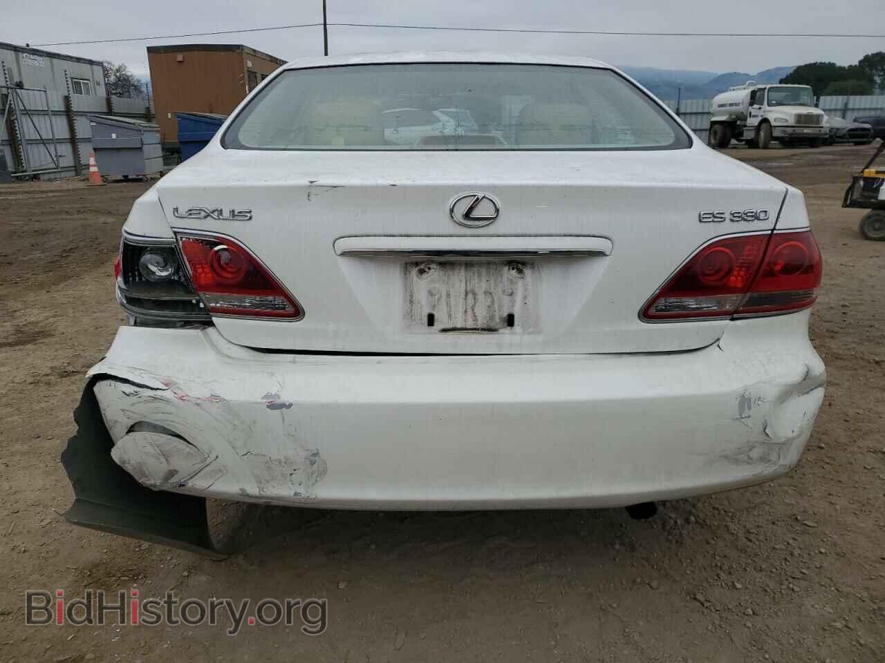 2005 LEXUS ES330 - VIN: JTHBA30G055121334 - Фото 6