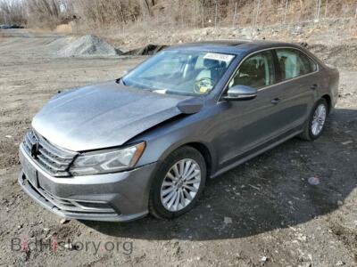 2017 Volkswagen PASSAT Passat SE, серый — VIN 1VWBT7A30HC036814, Copart