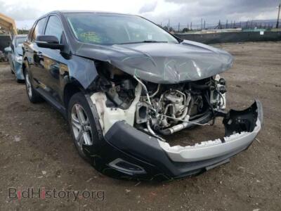 2015 Ford EDGE Edge Titan, черный — VIN 2FMTK4K87FBB56220, Copart