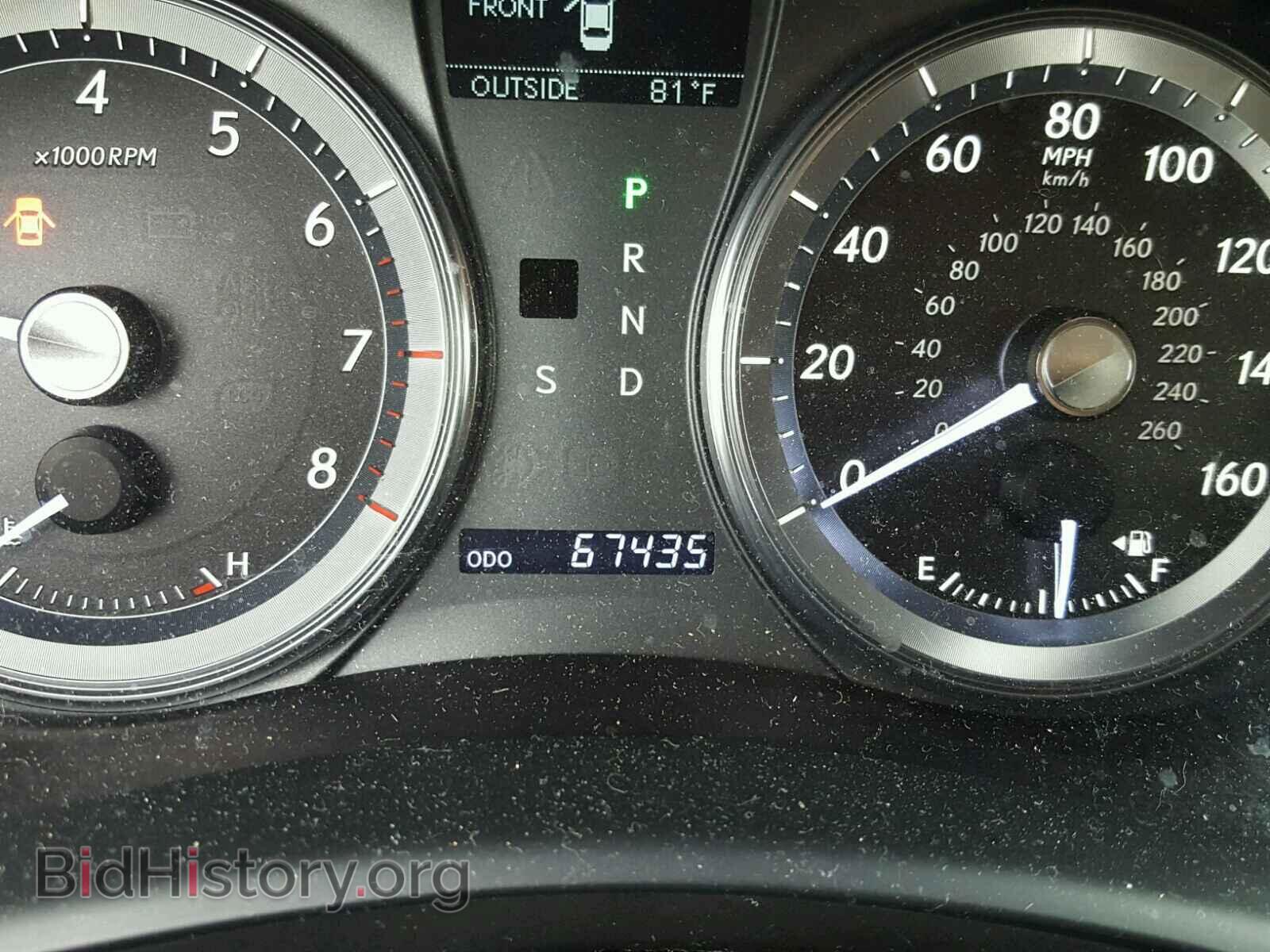 2012 LEXUS ES 350 - VIN: JTHBK1EG2C2505009 - Фото 8