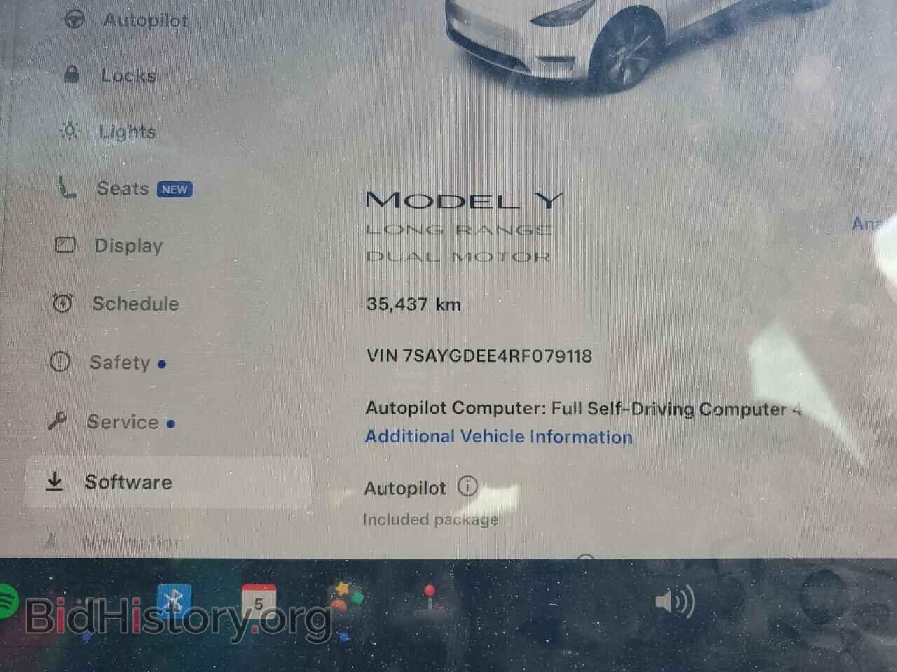 2024 TESLA MODEL Y - VIN: 7SAYGDEE4RF079118 - Фото 9