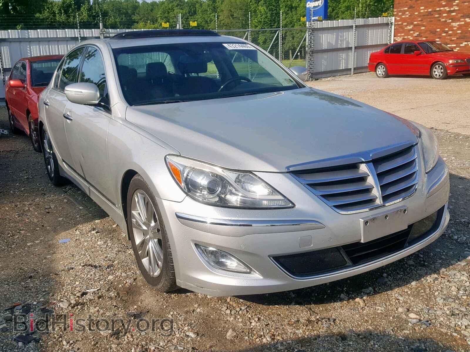 Photo KMHGC4DF4CU182600 - HYUNDAI GENESIS 2012