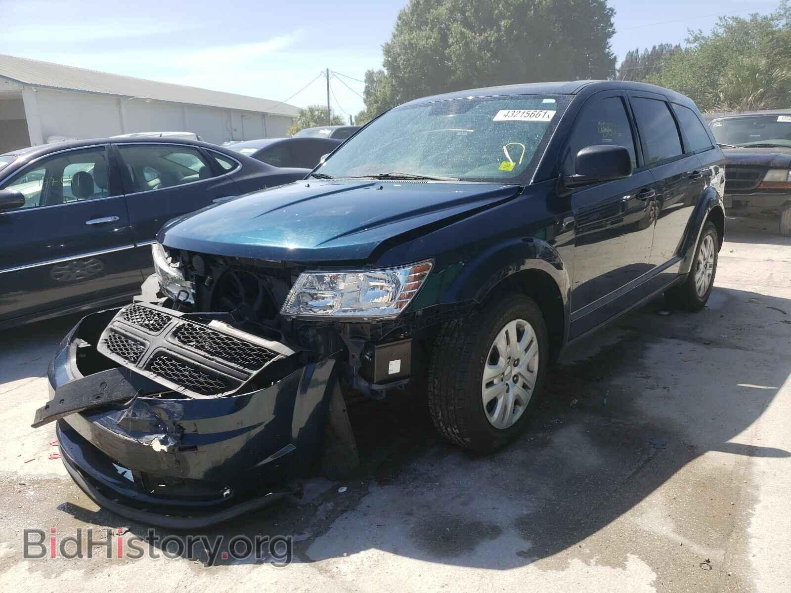 2014 DODGE JOURNEY - VIN: 3C4PDCAB8ET117095 - Фото 2