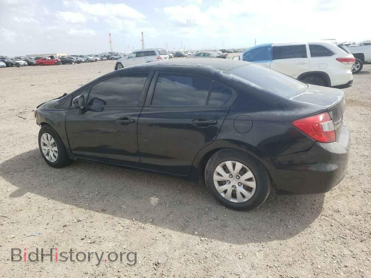 2012 HONDA CIVIC - VIN: 2HGFB2F54CH555215 - Фото 2