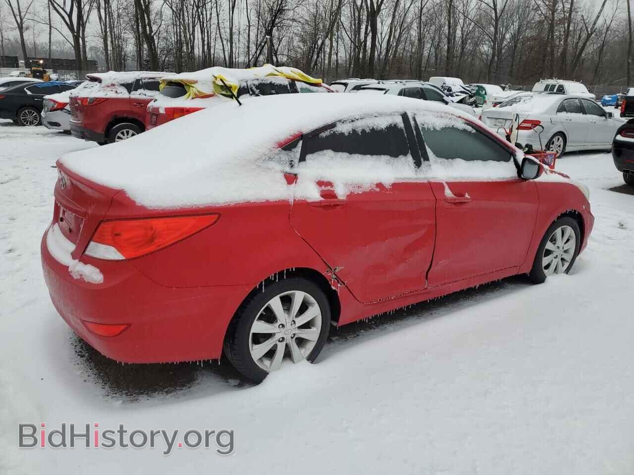 2013 HYUNDAI ACCENT - VIN: KMHCU4AE6DU451740 - Фото 3
