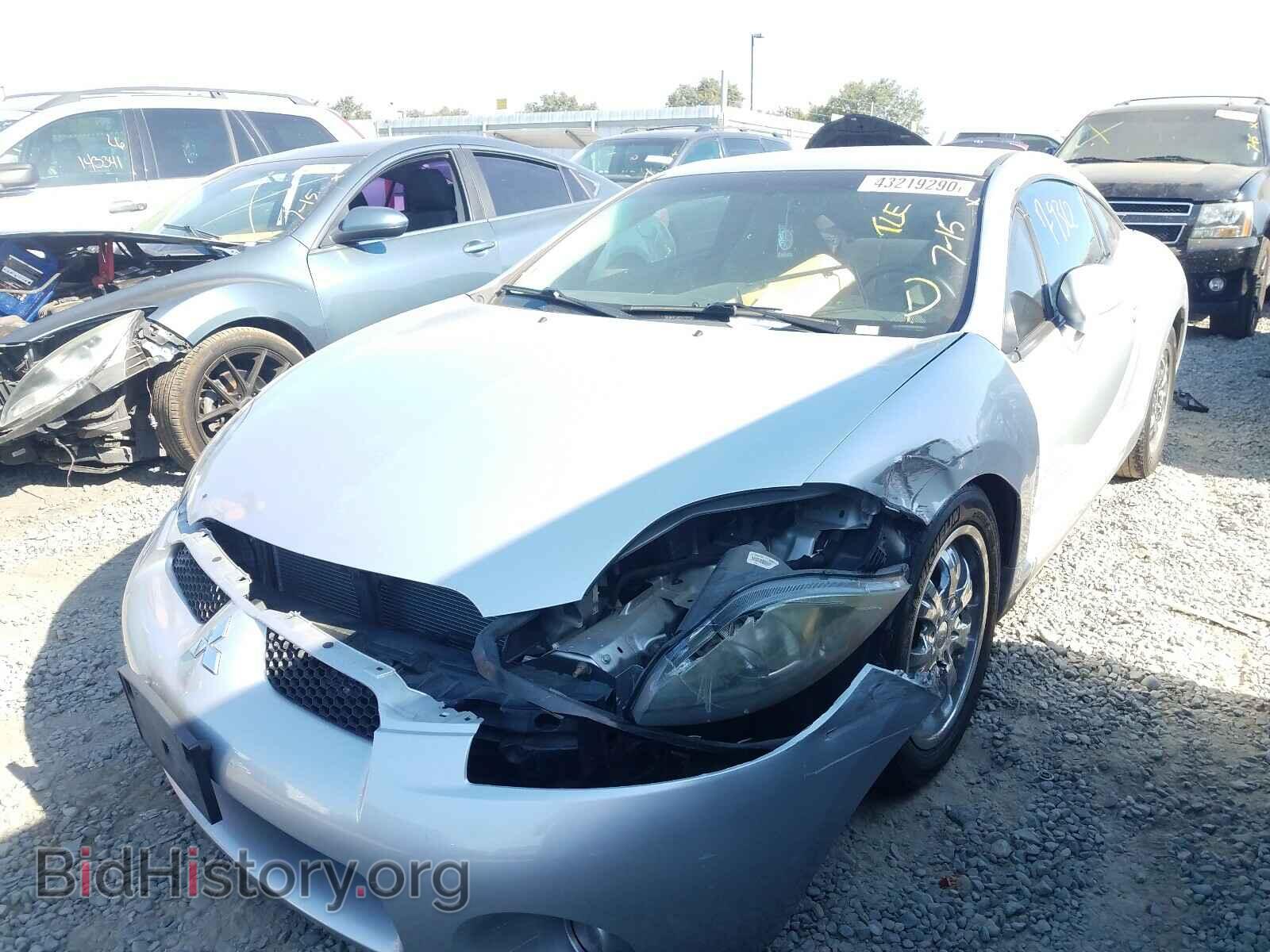 2007 MITSUBISHI ECLIPSE - VIN: 4A3AK34T67E015956 - Фото 2