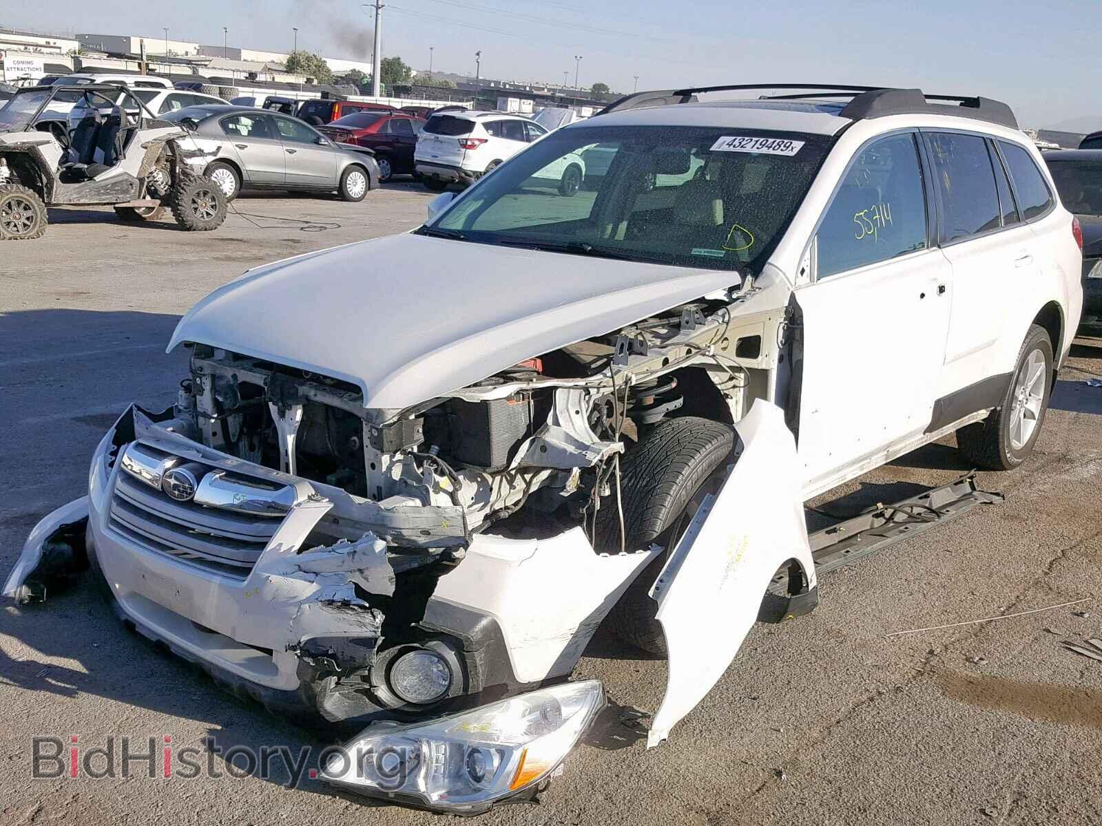 2013 SUBARU OUTBACK 2. - VIN: 4S4BRBPC8D3229519 - Photo 2