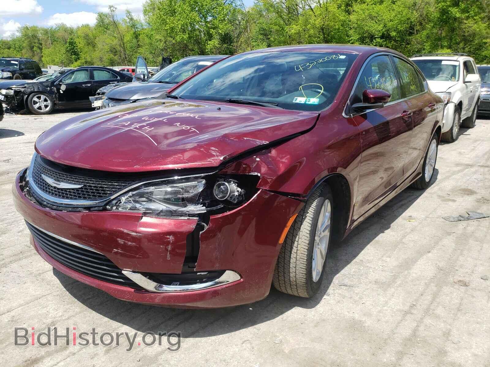 2015 CHRYSLER 200 - VIN: 1C3CCCAB7FN532948 - Фото 2