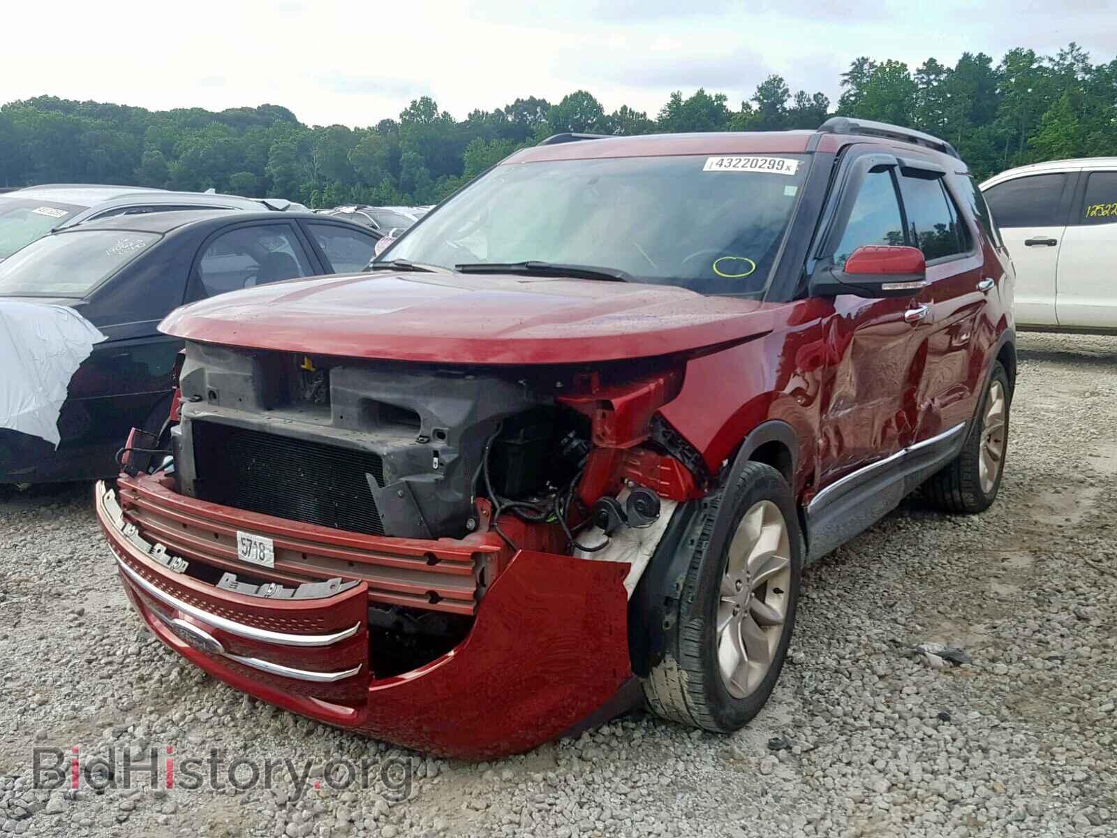 2014 FORD EXPLORER L - VIN: 1FM5K7F84EGC09922 - Фото 2