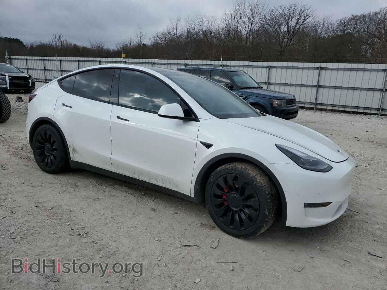2022 TESLA MODEL Y - VIN: 7SAYGDEF8NF405098 - Фото 4