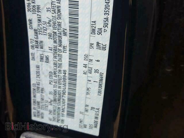 2013 FORD ESCAPE S - VIN: 1FMCU0F79DUA98946 - Photo 10