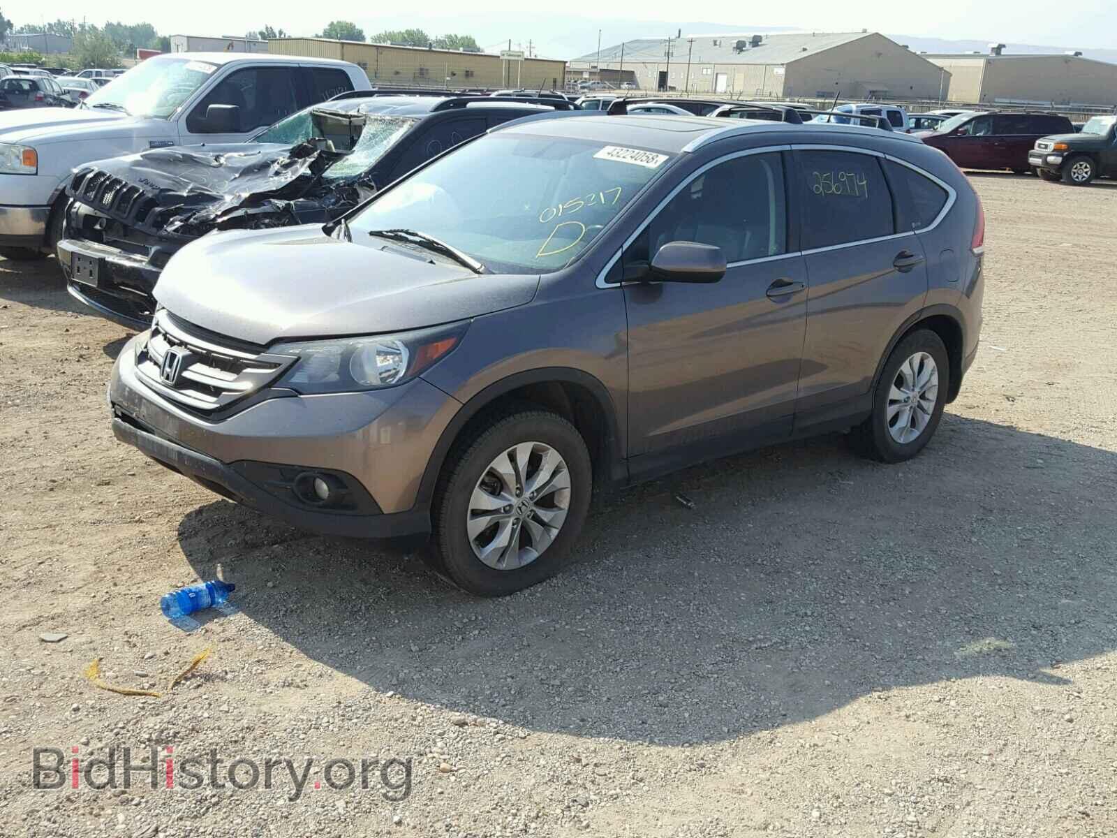 2012 HONDA CR-V EXL - VIN: 5J6RM4H78CL015217 - Фото 2
