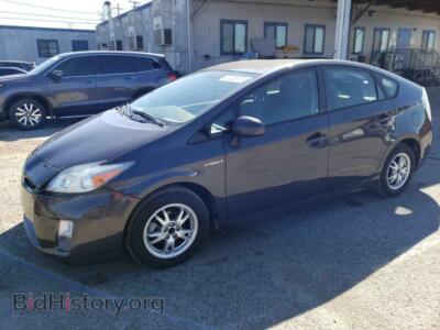 2011 Toyota PRIUS, серый — VIN JTDKN3DU8B1410745, Copart
