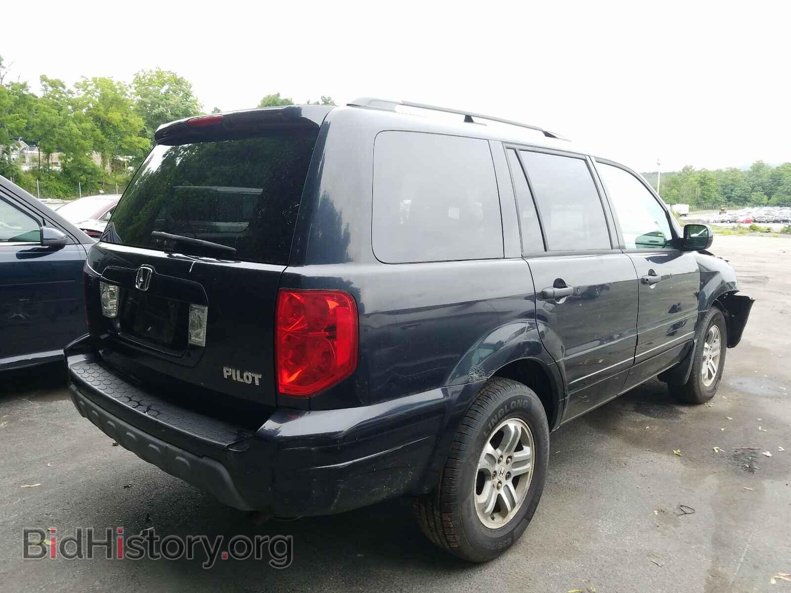 2005 HONDA PILOT - VIN: 2HKYF18445H570219 - Фото 4