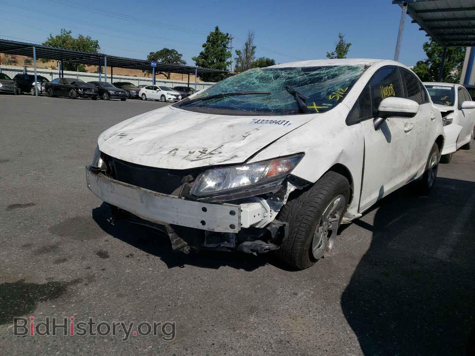 2015 HONDA CIVIC - VIN: 2HGFB2F55FH529923 - Фото 2