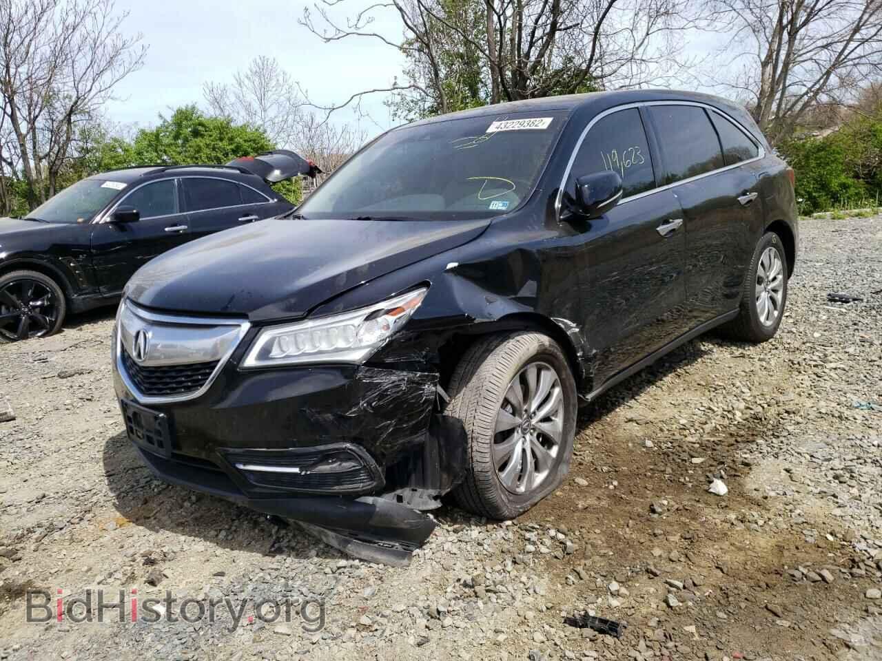 2014 ACURA MDX - VIN: 5FRYD4H4XEB007597 - Фото 2