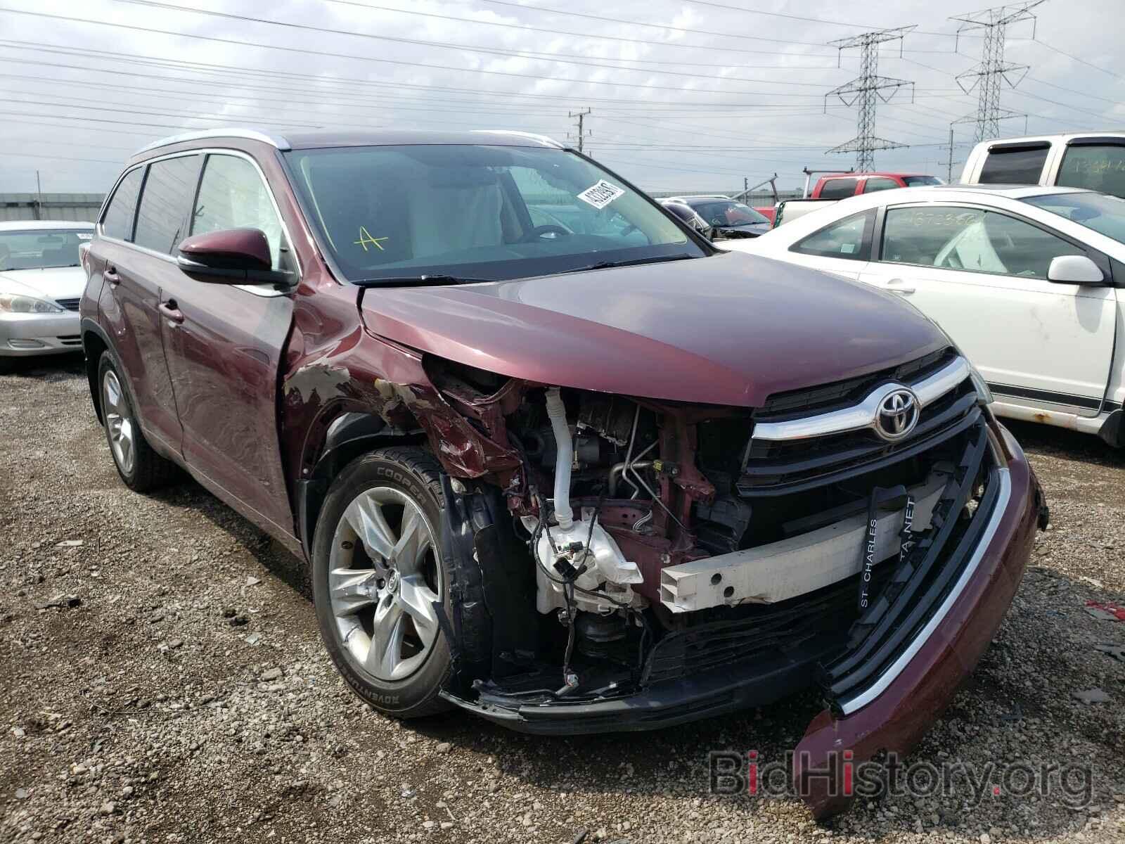 Photo 5TDDKRFH3FS113542 - TOYOTA HIGHLANDER 2015