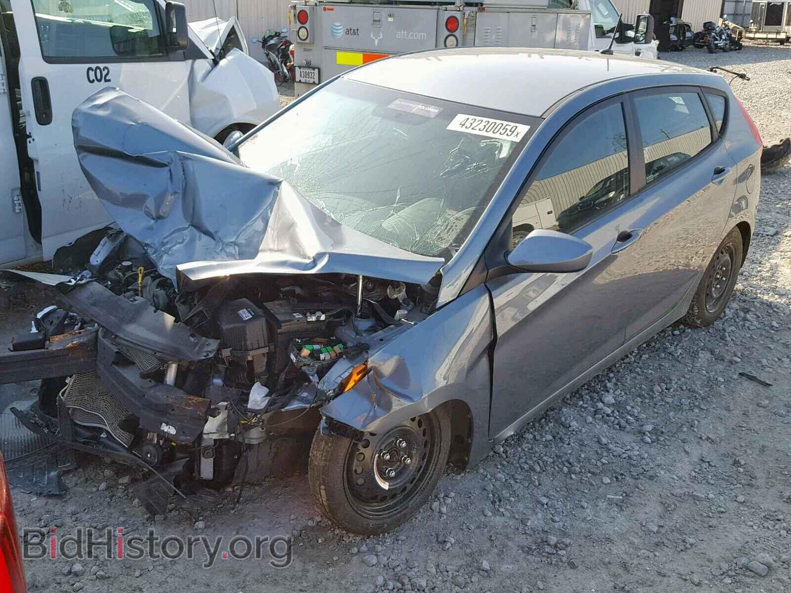 2017 HYUNDAI ACCENT - VIN: KMHCT5AE3HU355949 - Фото 2