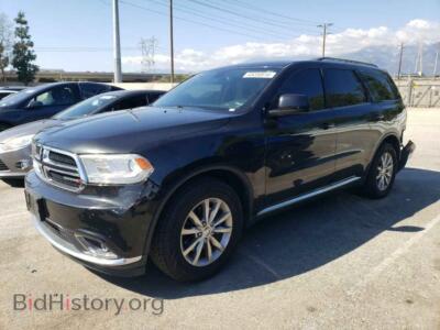 2016 Dodge DURANGO SXT, черный — VIN 1C4RDHAGXGC416037, Copart