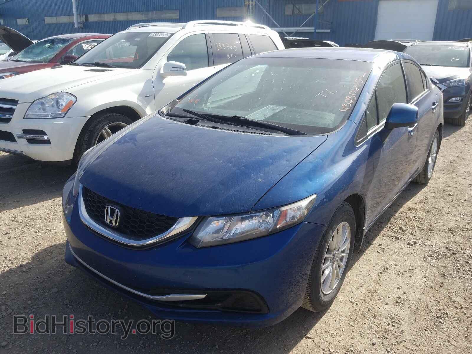 2013 HONDA CIVIC - VIN: 2HGFB2F44DH014190 - Фото 2