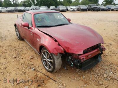 2021 Mazda MX5 MX-5 Miata, красный — VIN JM1NDAM72M0457521, Copart