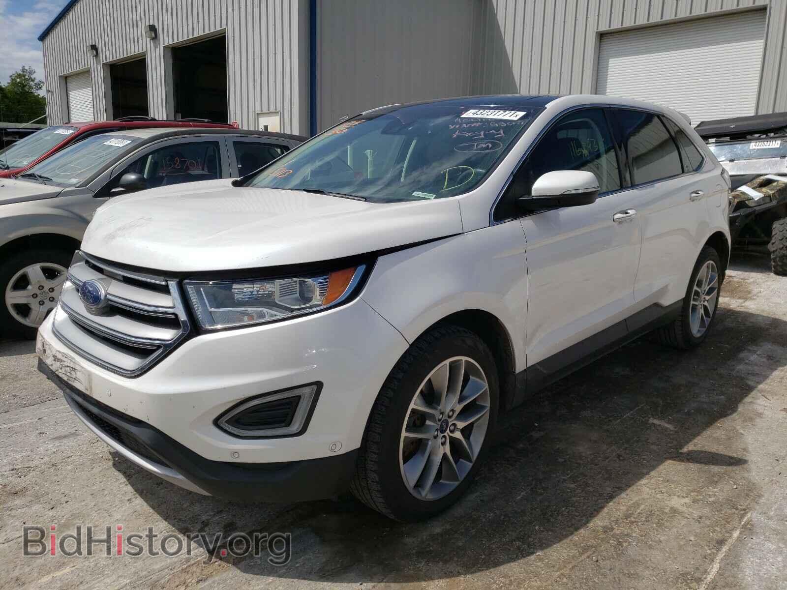 2016 FORD EDGE - VIN: 2FMPK4K83GBC58780 - Фото 2