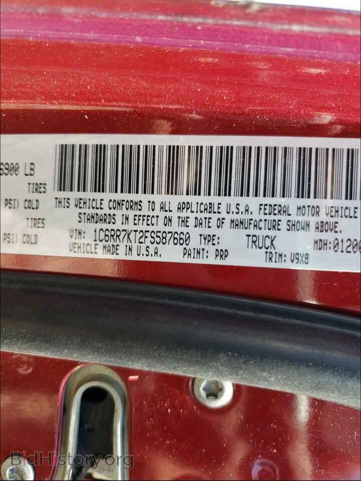 2015 RAM 1500 - VIN: 1C6RR7KT2FS587660 - Photo 10