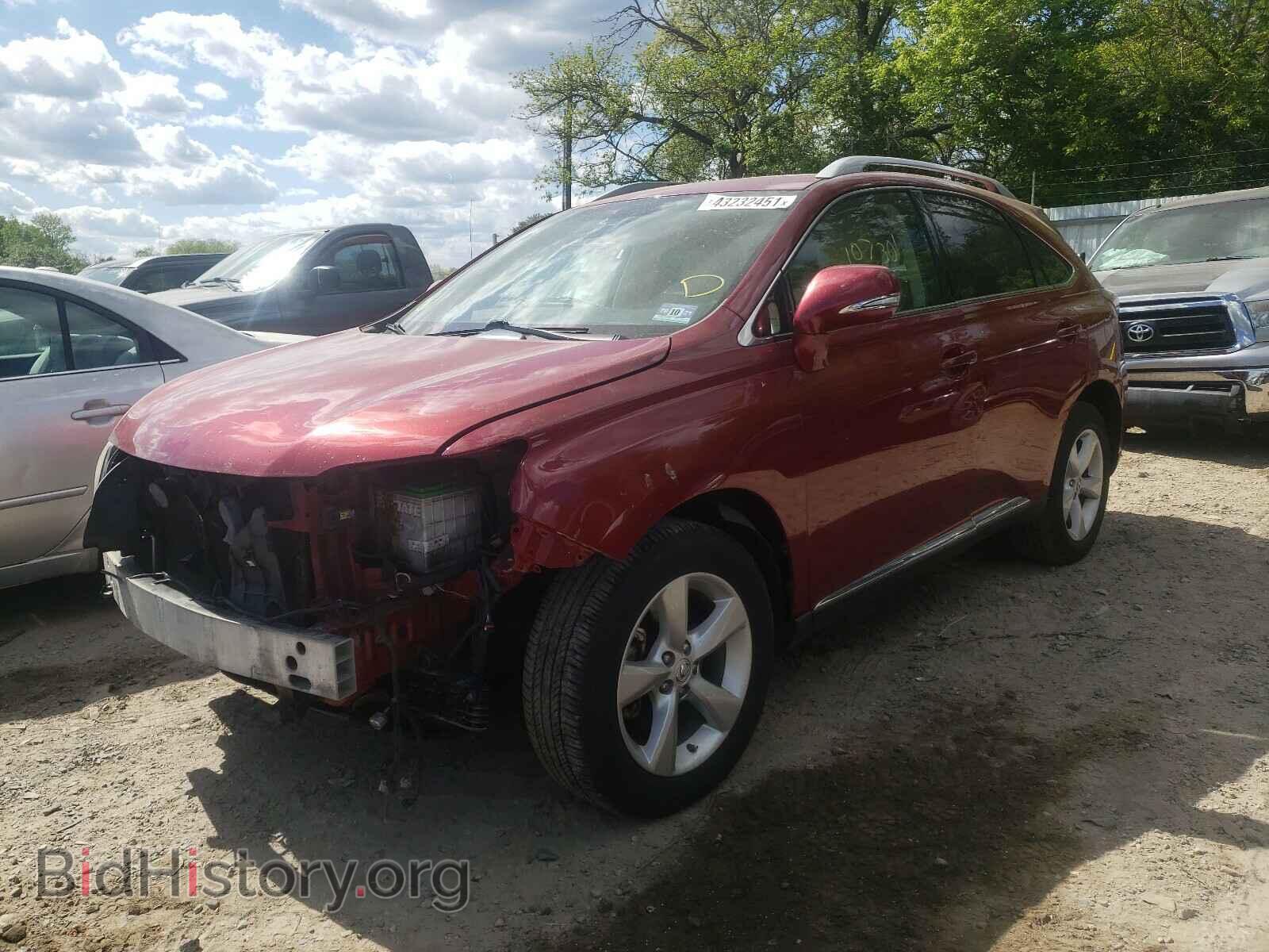 2010 LEXUS RX350 - VIN: 2T2BK1BA7AC025804 - Фото 2