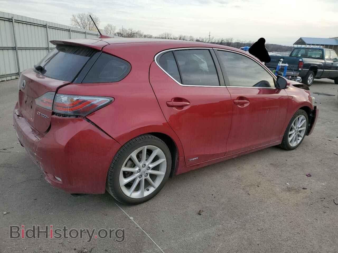 2011 LEXUS CT 200 - VIN: JTHKD5BH8B2032536 - Фото 3