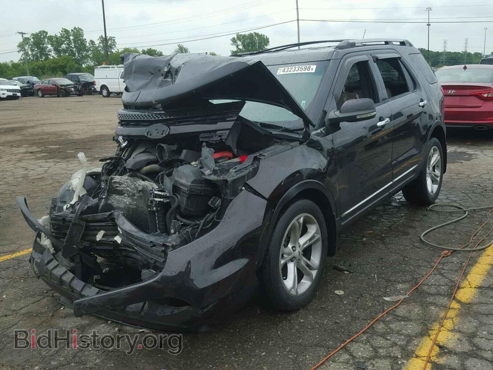 2013 FORD EXPLORER L - VIN: 1FM5K8F87DGA20993 - Фото 2