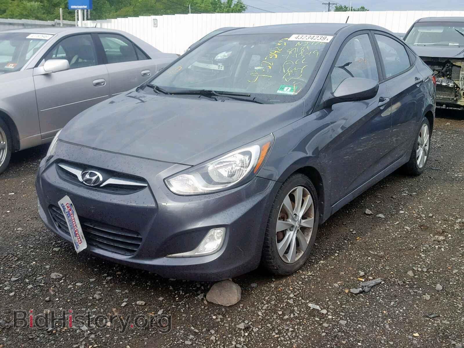 2012 HYUNDAI ACCENT - VIN: KMHCU4AE3CU222494 - Фото 2