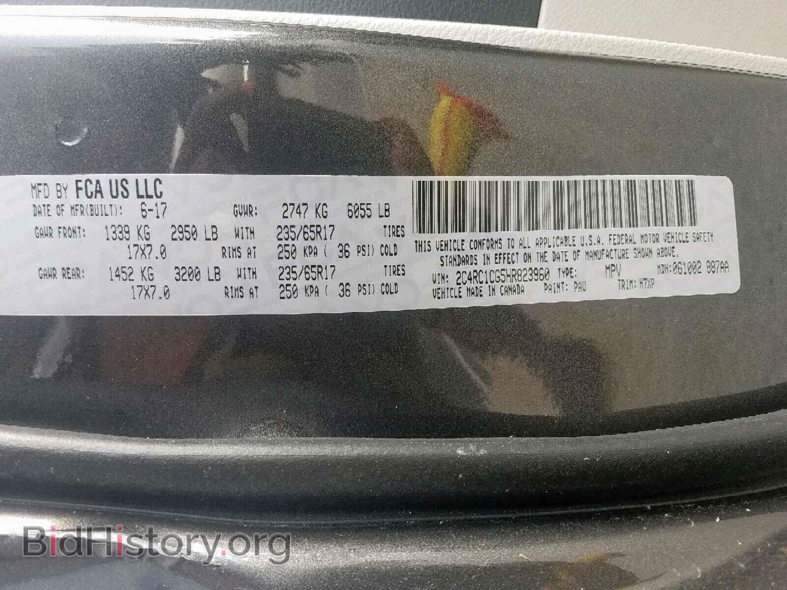 2017 CHRYSLER PACIFICA L - VIN: 2C4RC1CG5HR823960 - Photo 10