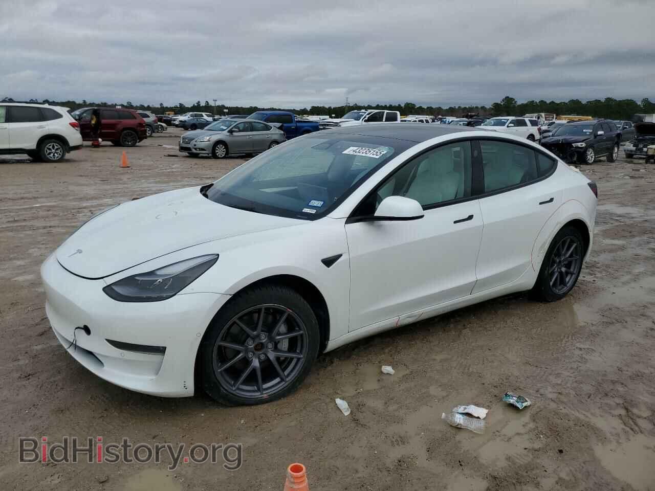 Фотография 5YJ3E1EB9NF167318 - TESLA MODEL 3 2022