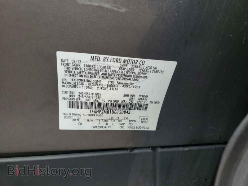 2013 Ford TAURUS (VIN 1FAHP2M81DG150843) — photo 12 of 12
