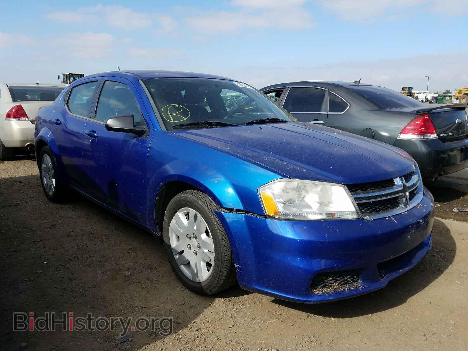 Photo 1C3CDZAB2DN726042 - DODGE AVENGER 2013