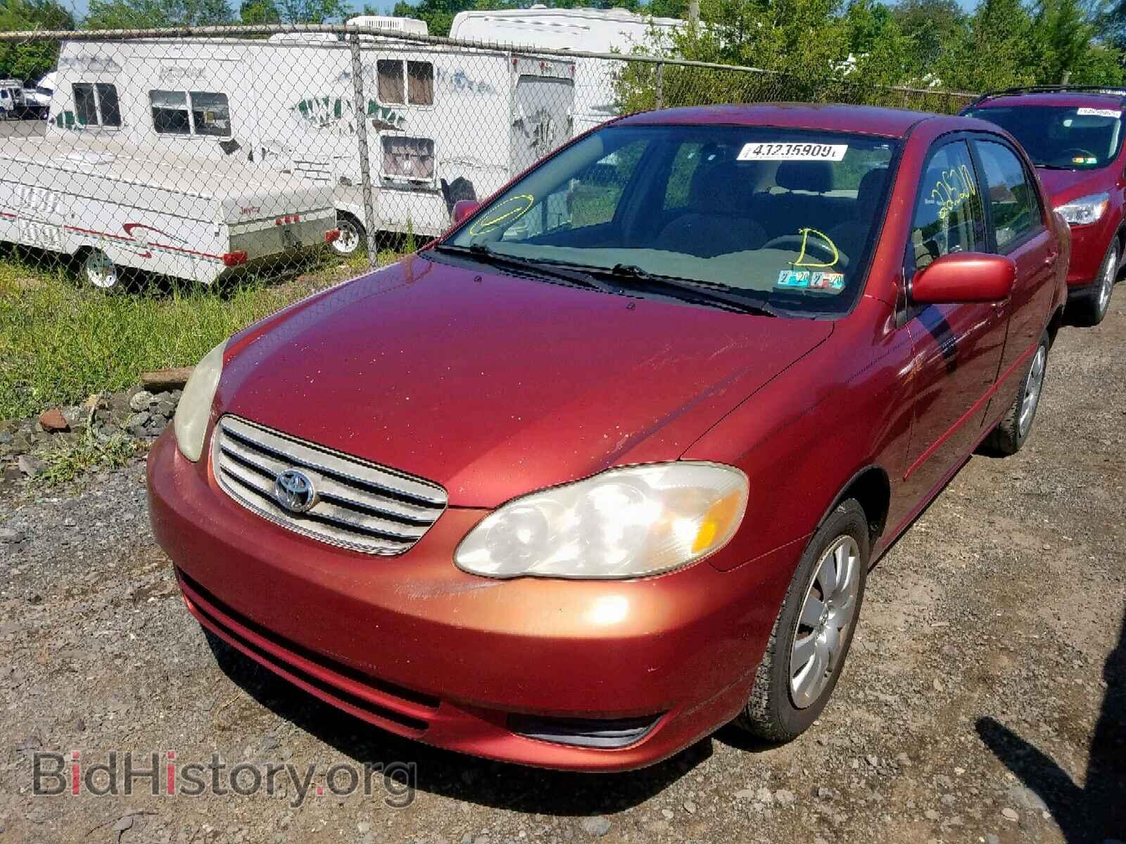 2003 TOYOTA COROLLA - VIN: 2T1BR32E93C124190 - Фото 2