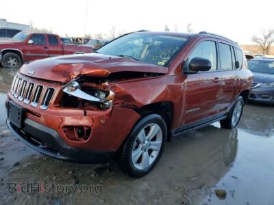 2012 Jeep COMPASS Sport, burgundy — VIN 1C4NJDBB6CD598908, Copart