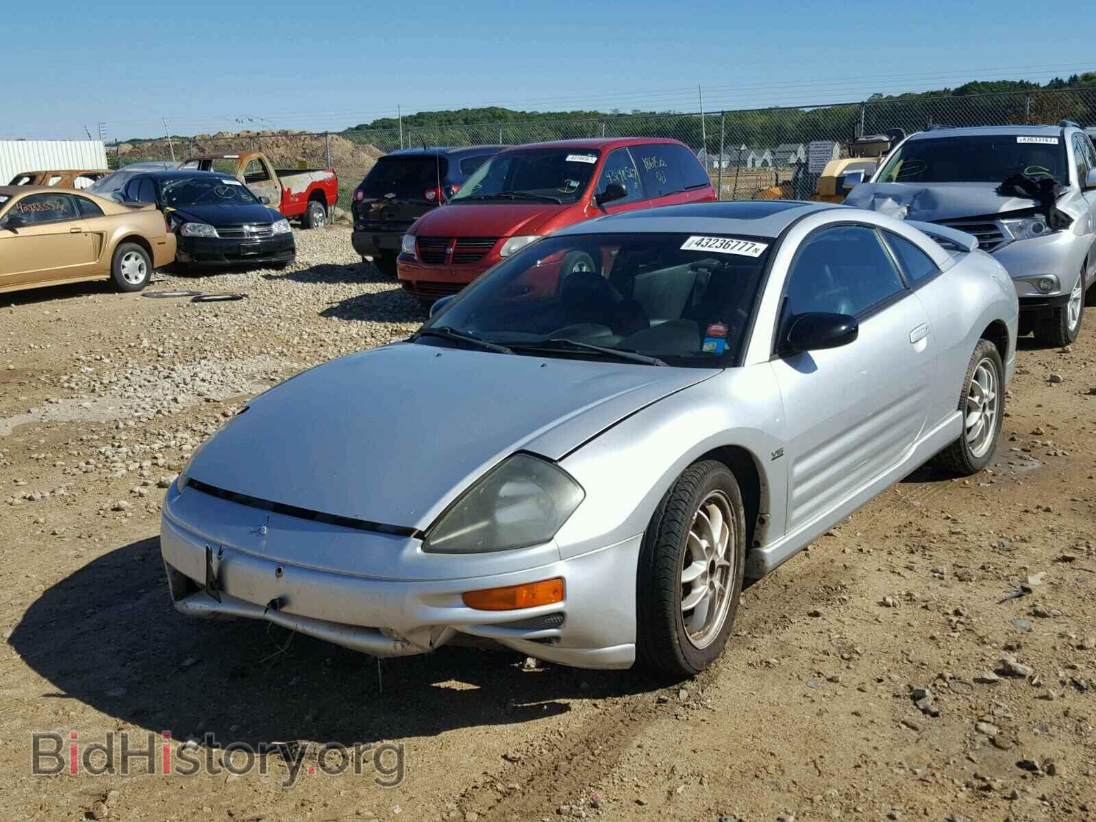 2002 MITSUBISHI ECLIPSE - VIN: 4A3AC54H42E043400 - Фото 2
