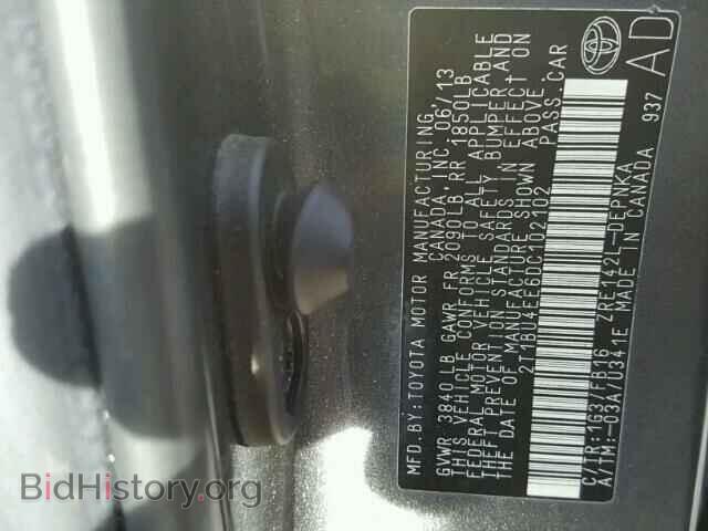2013 TOYOTA COROLLA - VIN: 2T1BU4EE6DC102102 - Фото 10